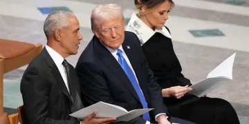 Obamas are portrayed as apes in a Truth Social post that the White House removes.