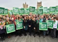 The Green Party achieves a significant victory in a by-election in the northern English city of Manchester.