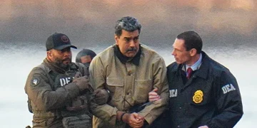 Nicolás Maduro, the president of Venezuela, is captured by the United States.