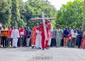 President Ndayishimiye of Burundi Participates in the Way of the Cross Ceremony with Catholics